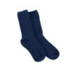women's navy cashmere socks