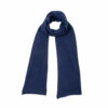 Cashmere Travel Wrap Scarf Navy