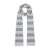 Neck Warmer grey white stripe